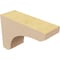 Ekena Millwork 2"W x 6"D x 4"H Classic Legacy Rough Cedar Woodgrain TimberThane Corbel, Primed Tan CORUR02X06X04LGYRCPR - alternate 2